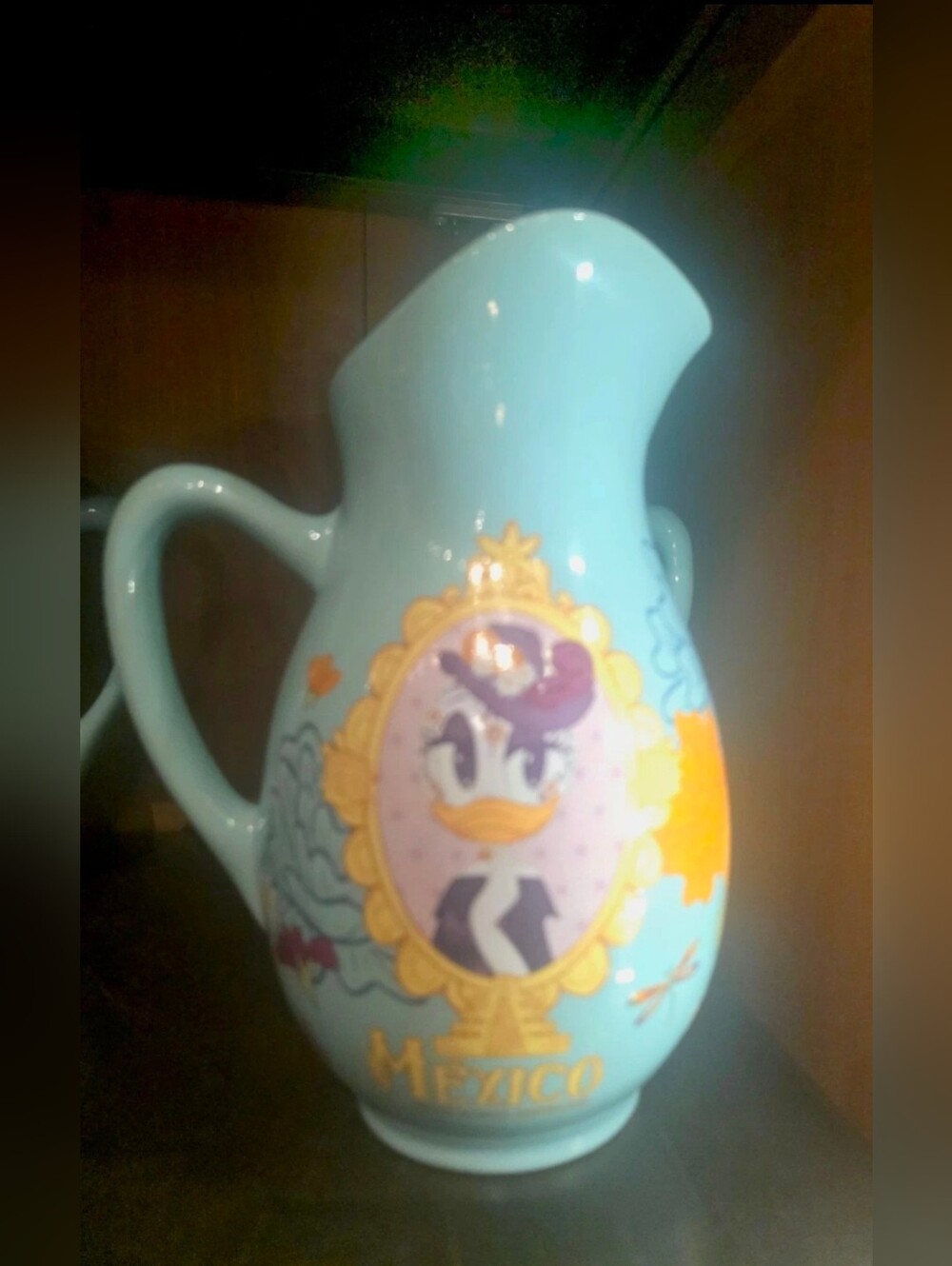 Disney Parks Epcot Mexico Minnie Mouse and Daisy Duck Pitcher